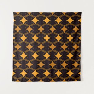 Geometrisch naadloos patroon. Minimaal stijgopperv Wandkleed