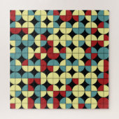Geometrisch naadloos patroon, modern ontwerp. legpuzzel (Horizontaal)
