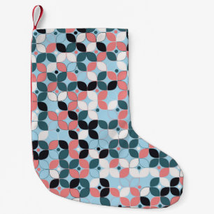 geometrisch naadloos patroon, ontwergeometrisch, a kleine kerstsok