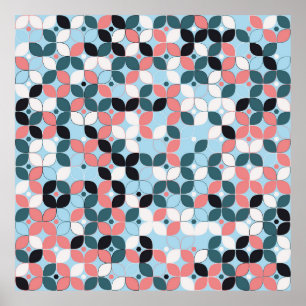 geometrisch naadloos patroon, ontwergeometrisch, a poster