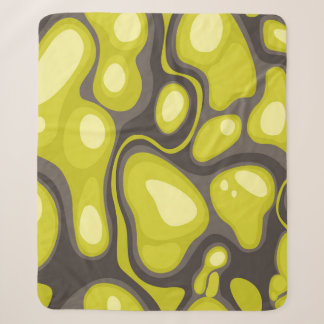 Geometrisch naadloos patroon van vlekken. Abstract Sherpa Deken