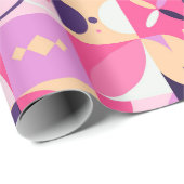 Geometrisch omlooppapier voor retroflectoren cadeaupapier (Rol Hoek)