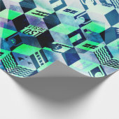 Geometrisch omslagpapier cadeaupapier (Hoek)