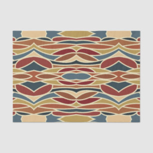 Geometrisch ondoorzichtig Glazen in lood stijlontw Tissuepapier