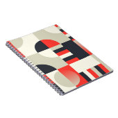  geometrisch ontwerp: abstracte vormachtergrond notitieboek (Rechterzijde)