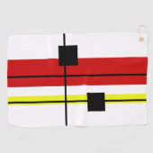 Geometrisch ontwerp golfhanddoek (Horizontaal)
