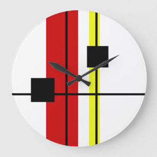 Geometrisch ontwerp grote klok