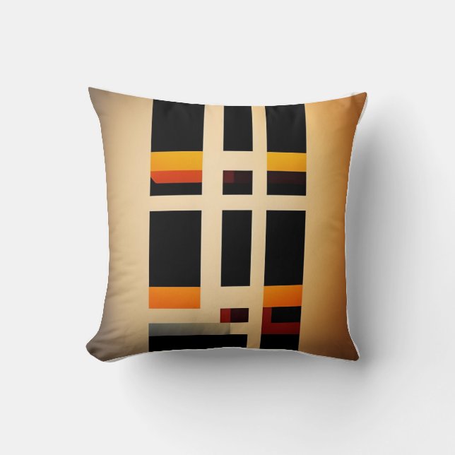 Geometrisch ontwerp kussen (Voorkant)
