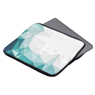 Geometrisch ontwerp laptop sleeve
