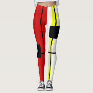 Geometrisch ontwerp leggings