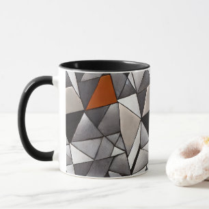 Geometrisch ontwerp mok