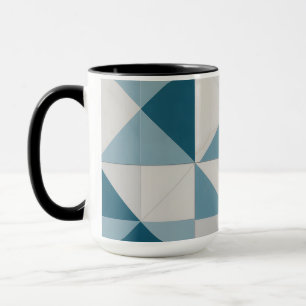 Geometrisch ontwerp mok