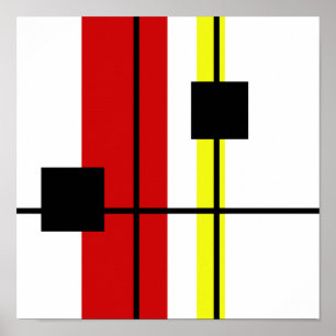 Geometrisch ontwerp poster