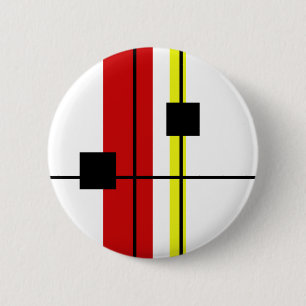 Geometrisch ontwerp ronde button 5,7 cm