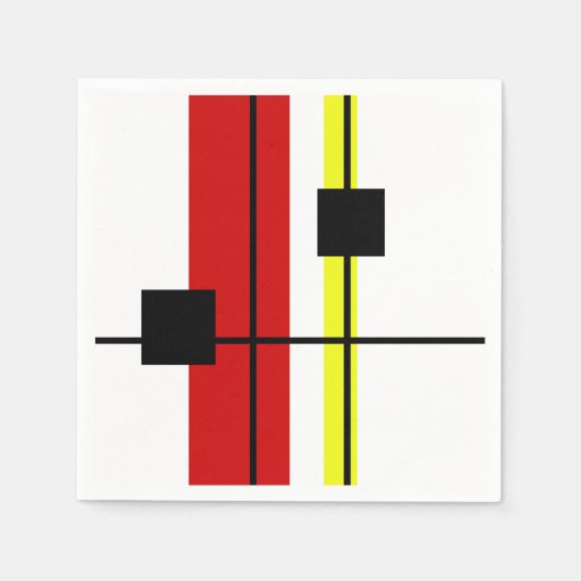 Geometrisch ontwerp servet (Voorkant)