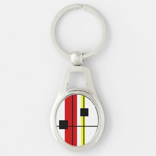 Geometrisch ontwerp sleutelhanger (Voorkant)