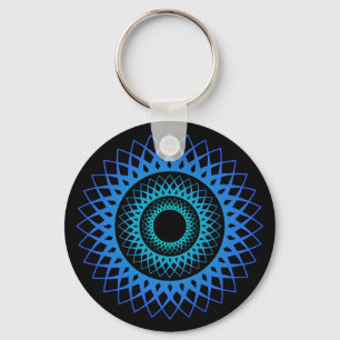 Geometrisch ontwerp sleutelhanger