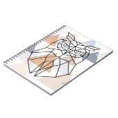 Geometrisch ontwerp van de boomkor notitieboek (Linkerzijde)