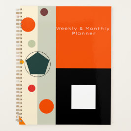 Geometrisch ontwerp Wekelijks & Maandelijks Planne Planner
