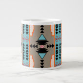 Geometrisch op basis van aztec extra grote beker (Voorkant)