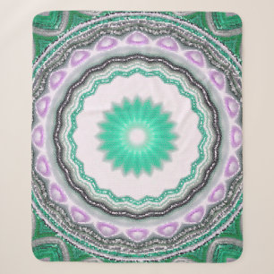 geometrisch ornament. Decoratieve mozaïektextuur. Sherpa Deken