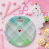 geometrisch papieren bordje (Feest)