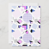 Geometrisch patroon 13 bedankkaart (Voorkant)