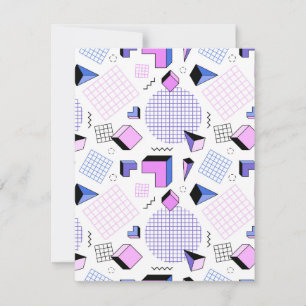 Geometrisch patroon 13 notitiekaartje