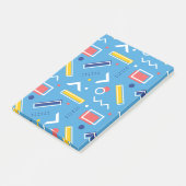 Geometrisch patroon 1 post-it® notes (Schuin)