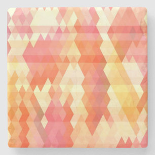Geometrisch patroon 1 stenen onderzetter