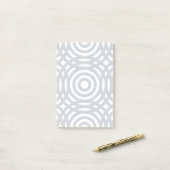 Geometrisch patroon 22 post-it® notes (Op bureau)
