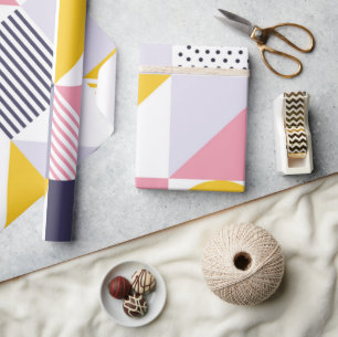 Geometrisch patroon 26 cadeaupapier
