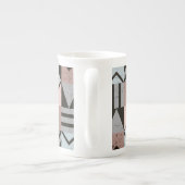 Geometrisch patroon 29 porselein kop (Achterkant)