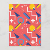 Geometrisch patroon 2 briefkaart (Voorkant)