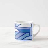 Geometrisch patroon 2 espresso kop (Rechts)