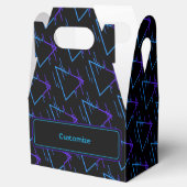 Geometrisch patroon 2 Gable van het Aangepaste Ret Bedankdoosjes (Geopend)