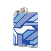 Geometrisch patroon 2 heupfles (Links)