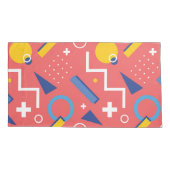 Geometrisch patroon 2 kussensloop (Achterkant)