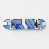 Geometrisch patroon 2 skateboard (Horizontaal)