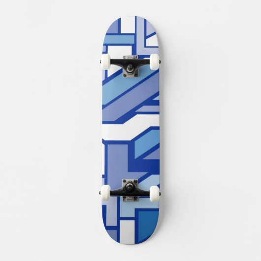 Geometrisch patroon 2 skateboard (Voorkant)