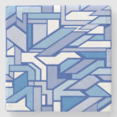 Geometrisch patroon 2 stenen onderzetter (Voorkant)