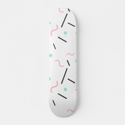 Geometrisch patroon 32 skateboard (Voorkant)