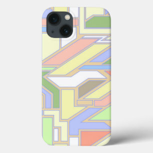 Geometrisch patroon 3 iPhone 13 hoesje