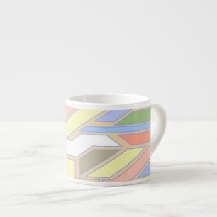 Geometrisch patroon 3 espresso kop