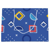 Geometrisch patroon 3 groot cadeauzakje (Voorkant)