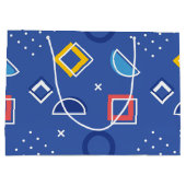 Geometrisch patroon 3 groot cadeauzakje (Achterkant)