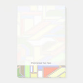 Geometrisch patroon 3 post-it® notes (Voorkant)