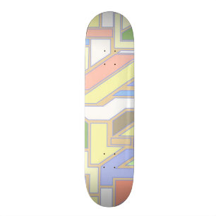 Geometrisch patroon 3 skateboard