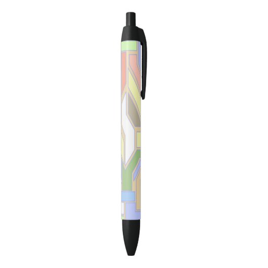 Geometrisch patroon 3 zwarte inkt pen (Achterkant (Verticaal))