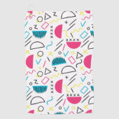 Geometrisch patroon 5 golfhanddoek (Voorkant)